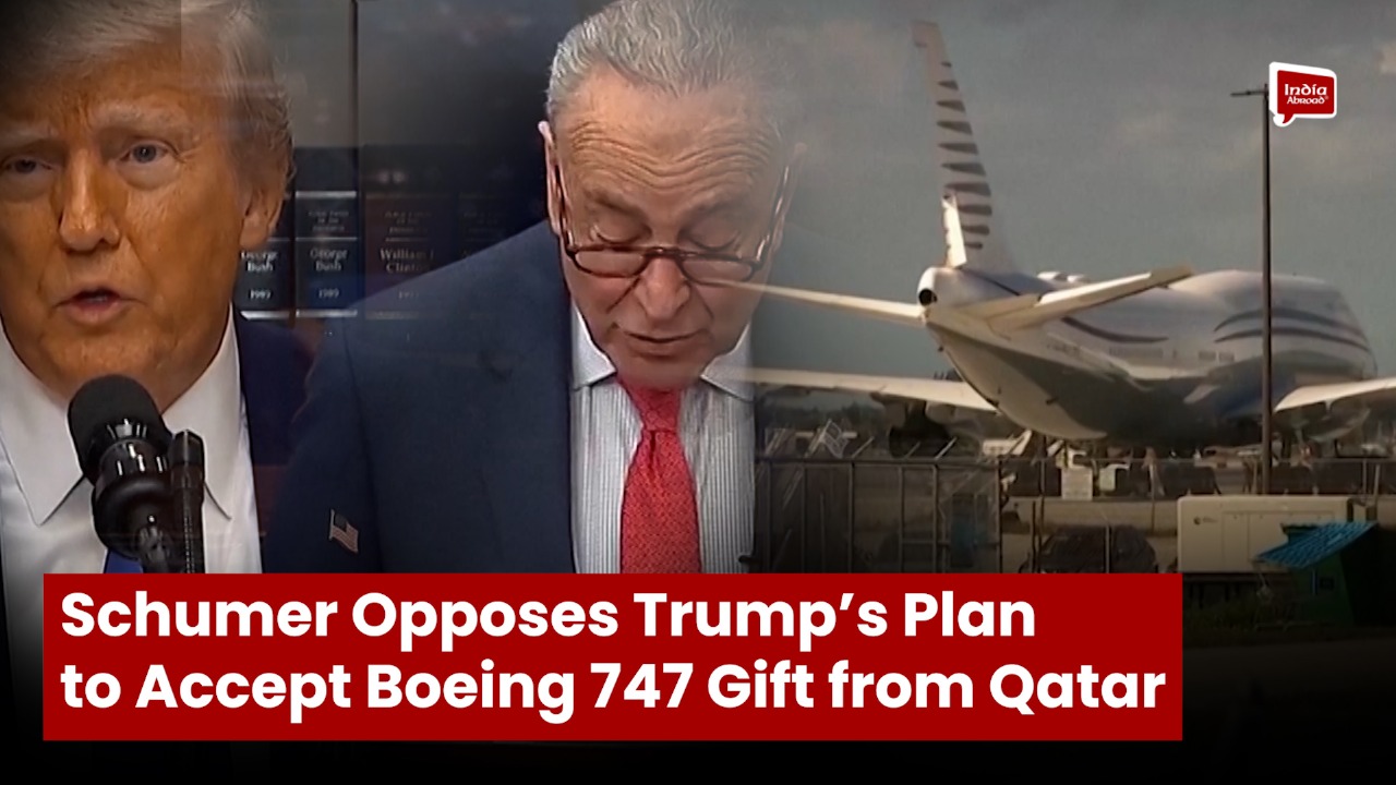 Schumer Opposes Trump’s Plan to Accept Boeing 747 Gift from Qatar 